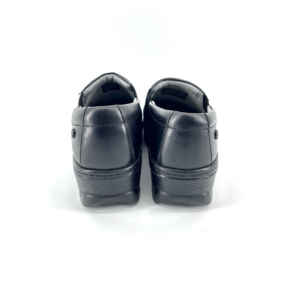 Klogs Naples Nursing Clogs Womens 10 Black Leather Slip Resistant Work Shoes - Picture 7 of 8